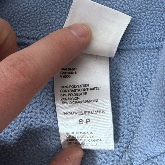 Vintage Made in Canada The North Face 1/4 Zip Fleece Vest - Picture 5 of 5